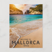 Carte Postale Plage de Mallorca, Espagne (Devant)
