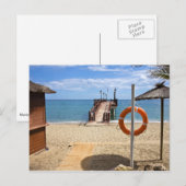 Carte Postale Plage de Marbella en Espagne (Devant / Derrière)