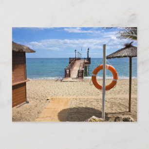 Carte Postale Plage de Marbella en Espagne