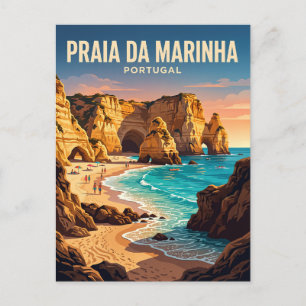 Carte Postale Plage de Marinha Portugal