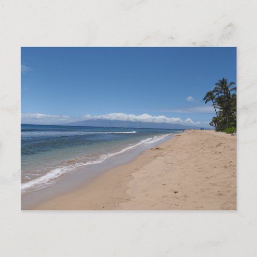 Carte Postale Plage de Maui (Devant)