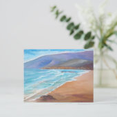 CARTE POSTALE PLAGE DE MER (Debout devant)