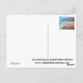 CARTE POSTALE PLAGE DE MER (Dos)