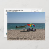 Carte Postale Plage de Mexico (Devant / Derrière)