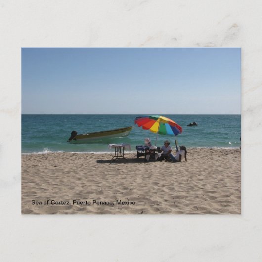 Carte Postale Plage de Mexico (Devant)