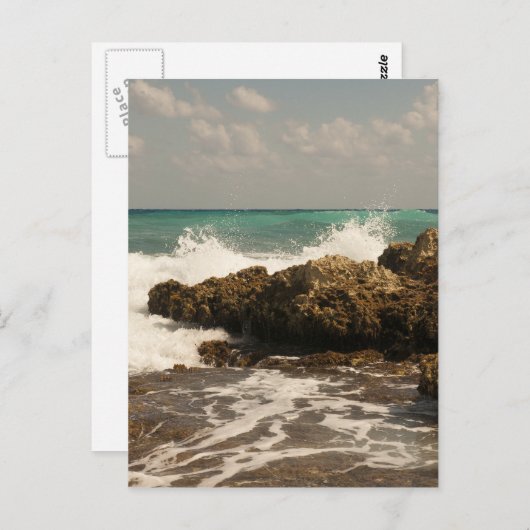 Carte Postale Plage de Mexico (Devant / Derrière)