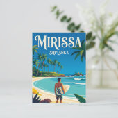 Carte Postale Plage de Mirissa Sri Lanka (Debout devant)