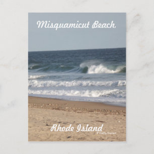 Carte Postale Plage de Misquamicut, Rhode Island
