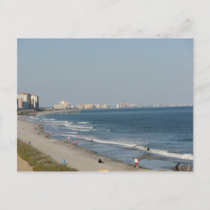 Carte Postale Plage de Myrtle Beach en Caroline du Sud