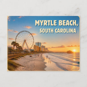 Carte Postale Plage de Myrtle Caroline du Sud