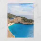 Carte Postale Plage de Navagio Grèce (Devant)