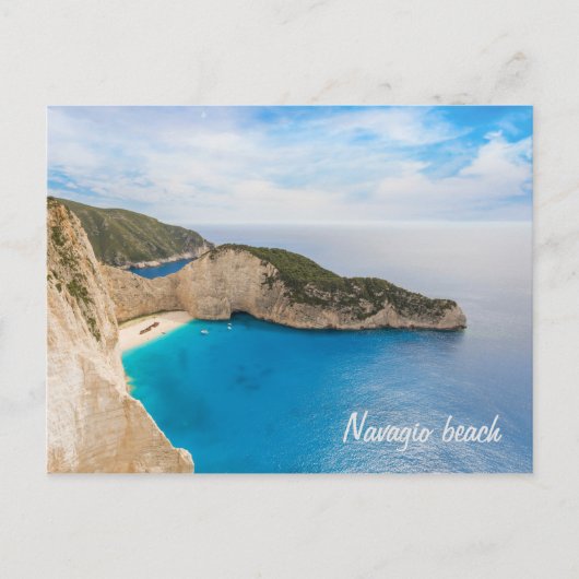 Carte Postale Plage de Navagio Grèce (Devant)