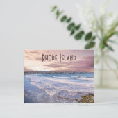 Carte Postale Plage de Newport Rhode Island (Debout devant)