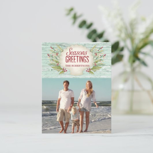 Carte Postale Plage de Noël côtière (Debout devant)