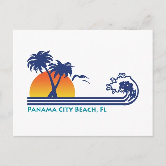 Carte Postale Plage de Panama City (Devant)