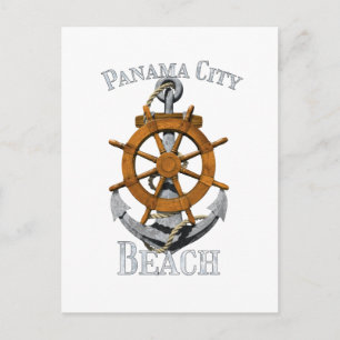 Carte Postale Plage de Panama City Floride Vacances Ancre Nautiq