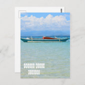 Carte Postale Plage de Pandan à Mindoro Philippines (Devant / Derrière)