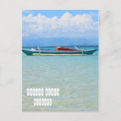 Carte Postale Plage de Pandan à Mindoro Philippines (Devant)