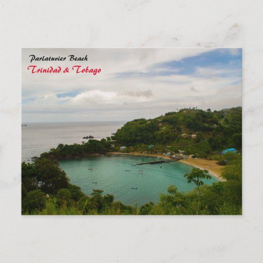 Carte Postale Plage de Parlatuvier (Devant)