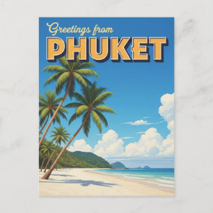 Carte Postale Plage de Patong à Phuket Thaïlande Voyage