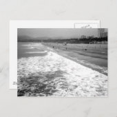 Carte Postale Plage de père Noël Monica (Devant / Derrière)