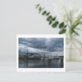 Carte Postale Plage de Point Agréable Bateaux de pêche (Debout devant)