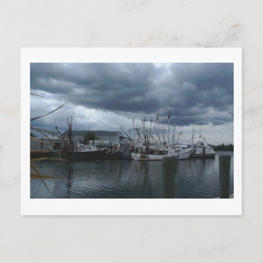 Carte Postale Plage de Point Agréable Bateaux de pêche (Devant)