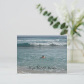 Carte Postale Plage de Poipu Kauai (Debout devant)