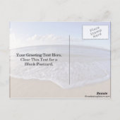 Carte Postale Plage de Poipu - Kauai (Dos)