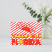 Carte Postale Plage de Pompano, Floride (Debout devant)