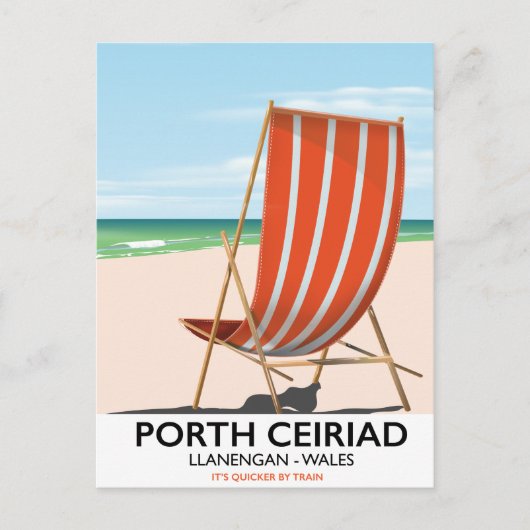 Carte Postale Plage de Porth Ceiriad Wales (Devant)