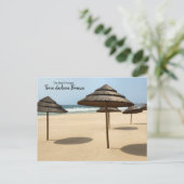 Carte Postale Plage de Praia da Areia Branca Portugal (Debout devant)