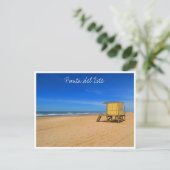 Carte Postale plage de punta (Debout devant)