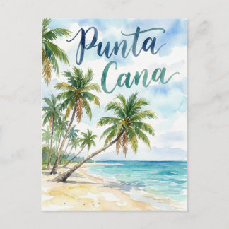 Carte Postale Plage de Punta Cana en République dominicaine