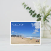 Carte Postale plage de punta del este (Debout devant)