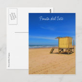 Carte Postale plage de punta del este (Devant / Derrière)