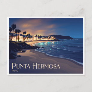 Carte Postale Plage de Punta Hermosa Pérou