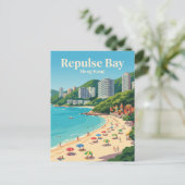 Carte Postale Plage de Repulse Bay Hong Kong (Debout devant)