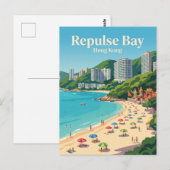 Carte Postale Plage de Repulse Bay Hong Kong (Devant / Derrière)