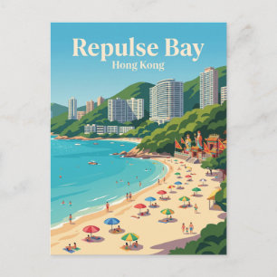 Carte Postale Plage de Repulse Bay Hong Kong
