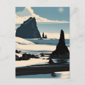 Carte Postale Plage de Reynisfjara (Devant)