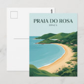 Carte Postale Plage de Rosa Brésil (Devant / Derrière)