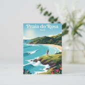 Carte Postale Plage de Rosa Brésil (Debout devant)