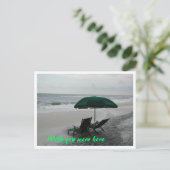 Carte Postale Plage de Rosemary pour 2 (Debout devant)