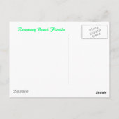 Carte Postale Plage de Rosemary pour 2 (Dos)