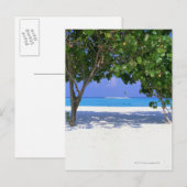 Carte Postale Plage de sable (Devant / Derrière)
