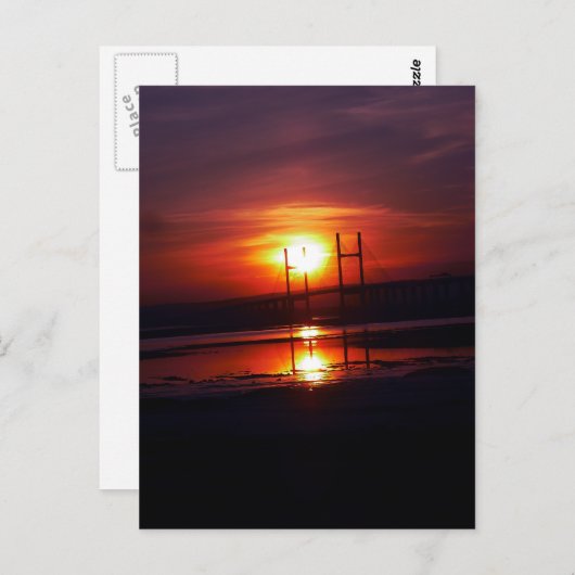 Carte Postale plage de sable (Devant / Derrière)