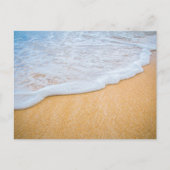 Carte Postale Plage de sable avec Surf en mousse (Devant)