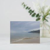 Carte Postale plage de sable blanc (Debout devant)
