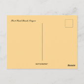 Carte Postale Plage de sable court Oregon (Dos)